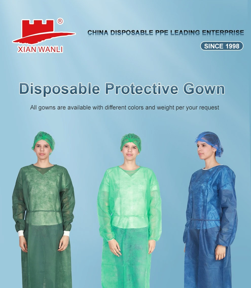 non-woven PP Isolation Gown_01