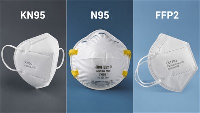 Mascarillas KN95, N95 y FFP2: explicación de las diferencias clave (Guía 2026)
